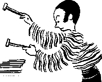 XYLOPHONE AND MARIMBA player